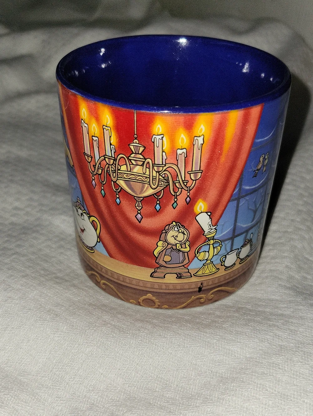 RARE Disney Beauty and the Beast mug EUC